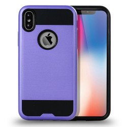 iPhone X (Ten) Armor Hybrid Case (Purple)